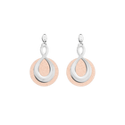 Infiniment Ohrringe, Silber Ausführung, Indischrosa / Perlrosa image